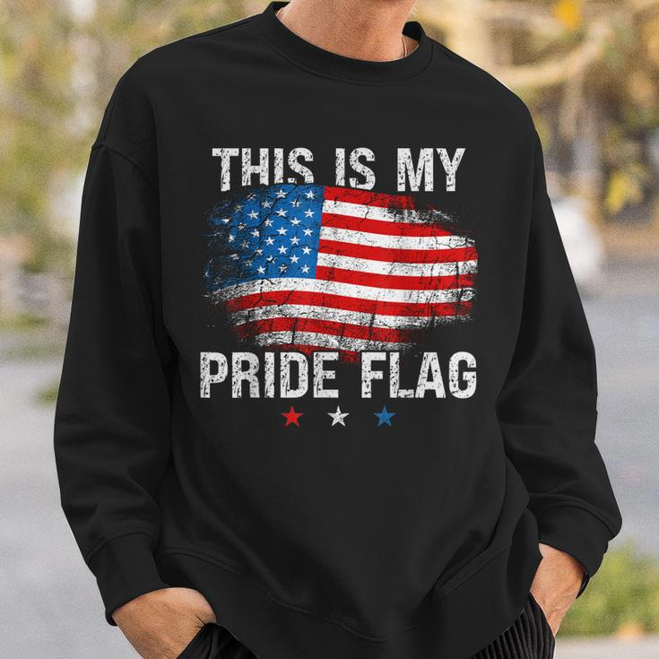This Is My Pride Flag Patriotic Usa 4Th Of July American Sweatshirt Gifts for Him