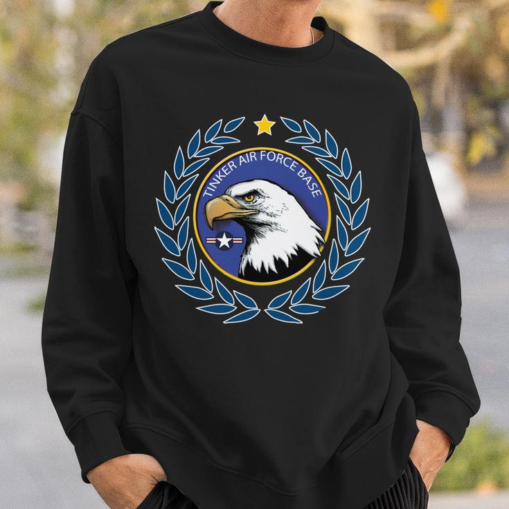 Tinker Air Force Base Eagle Roundel Sweatshirt Gifts for Him