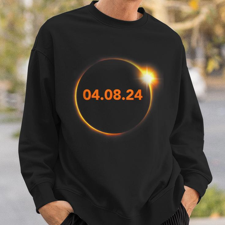 Total Solar Eclipse 04082024 Totality Sweatshirt Gifts for Him
