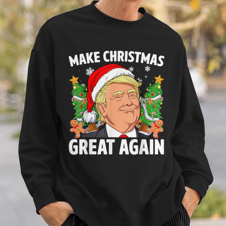 Trump Make Christmas Great Again Ugly Christmas Sweaters Sweatshirt Gifts for Him