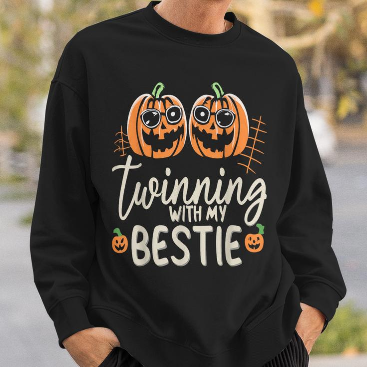Twinning With My Bestie Spirit Week Twin Day Best Friend 70S Sweatshirt Gifts for Him