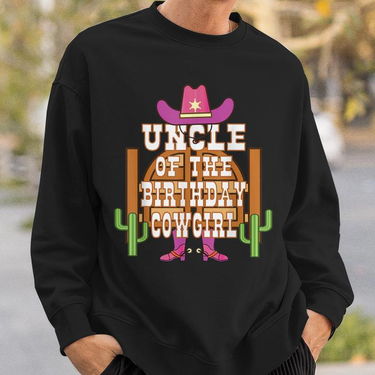 Uncle Of The Birthday Cowgirl Kids Rodeo Party Bday Sweatshirt Gifts for Him