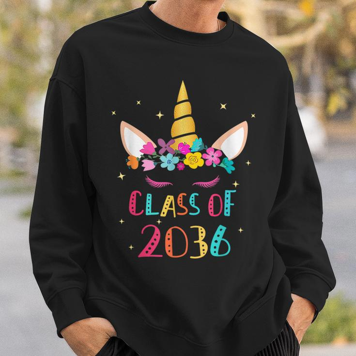 Unicorn Class Of 2036 Kindergarten Grow With Me Graduation Sweatshirt Gifts for Him