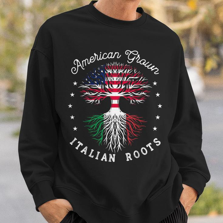 Usa American Grown Italian Roots Us Sweatshirt Gifts for Him