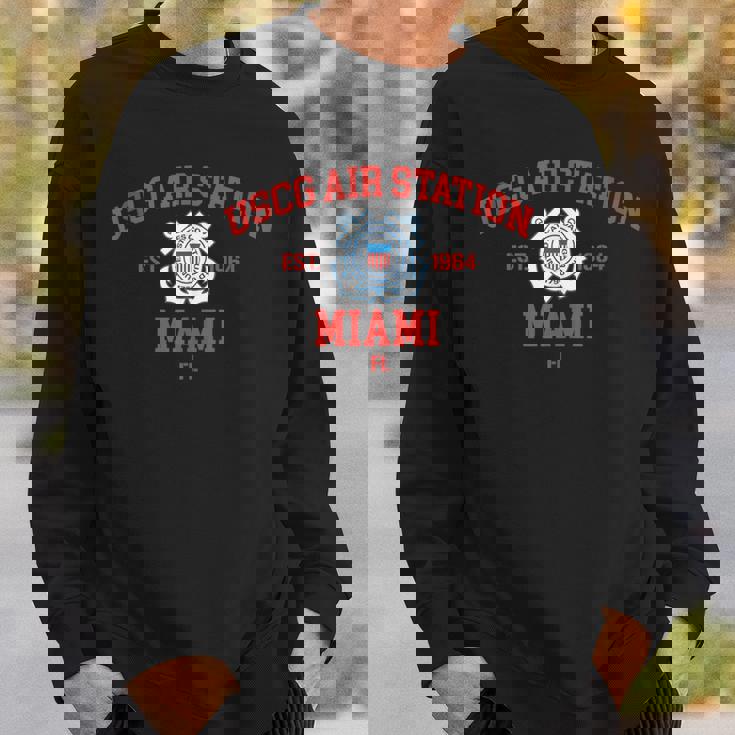 Uscg Coast Guard Air Station Cgas Miami Sweatshirt Gifts for Him Uscg Coast Guard Air Station Cgas Miami Sweatshirt Gifts for Him