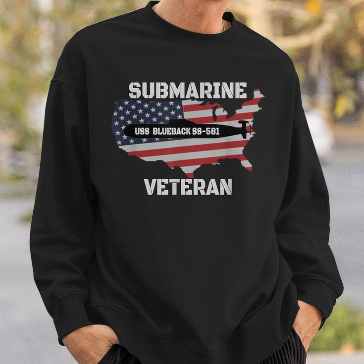 Uss Blueback Ss-581 Submarine Veterans Day Father Grandpa Sweatshirt Gifts for Him