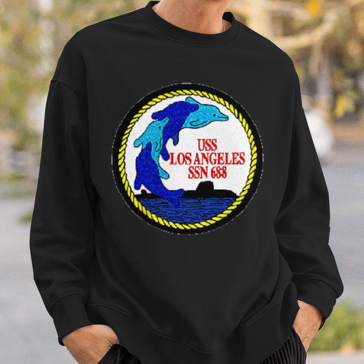 Uss Los Angeles Ssn-688 Nuclear Attack Submarine Sweatshirt Gifts for Him