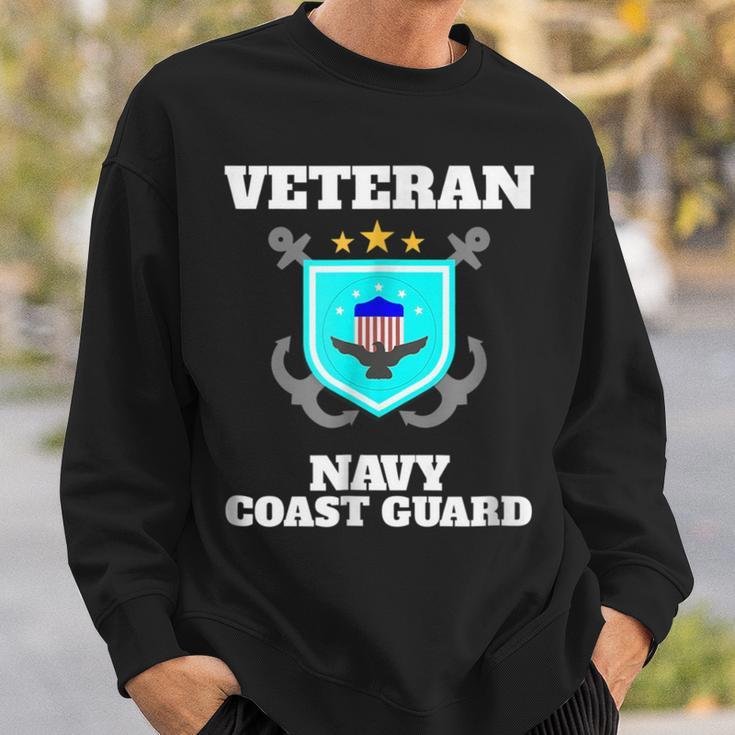 Veteran Navy Coast Guard Veteran Funny Gifts Sweatshirt Gifts for Him