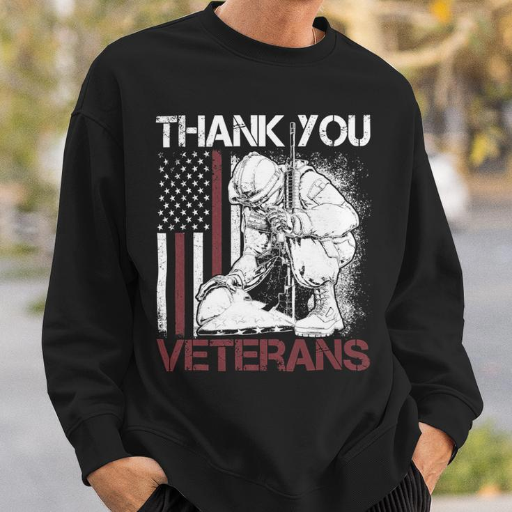 Veteran Vets Thank You Veterans Shirts Proud Veteran Day Dad Grandpa 355 Veterans Sweatshirt Gifts for Him