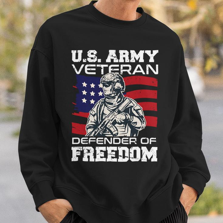 Veteran Vets Us Army Veteran Defender Of Freedom Fathers Veterans Day 3 Veterans Sweatshirt Gifts for Him