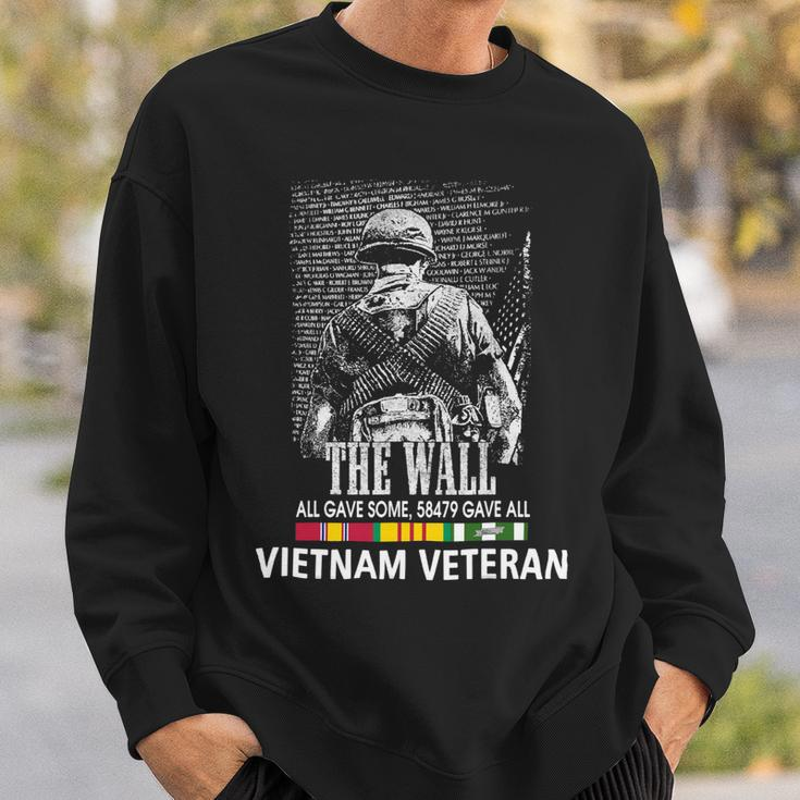 Veteran Vets Vietnam Veteran The Wall All Gave Some 58479 Gave All Veterans Sweatshirt Gifts for Him