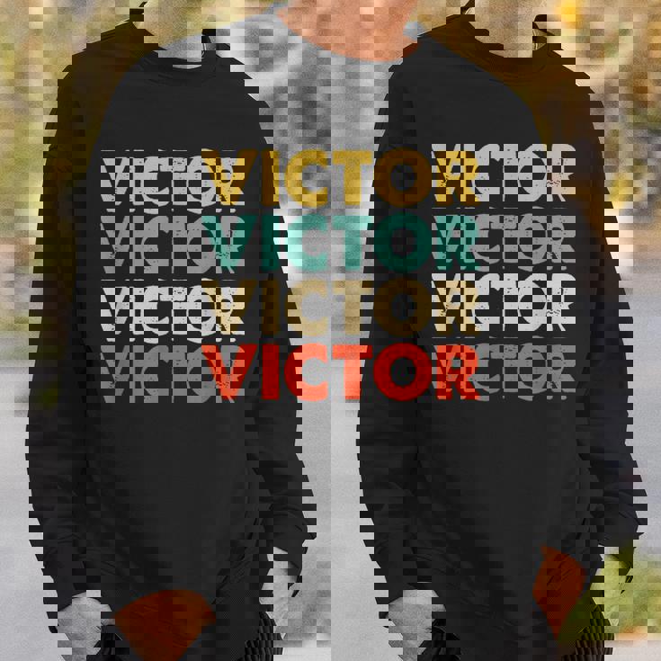 Victor Name Sweatshirt Gifts for Him Victor Name Sweatshirt Gifts for Him