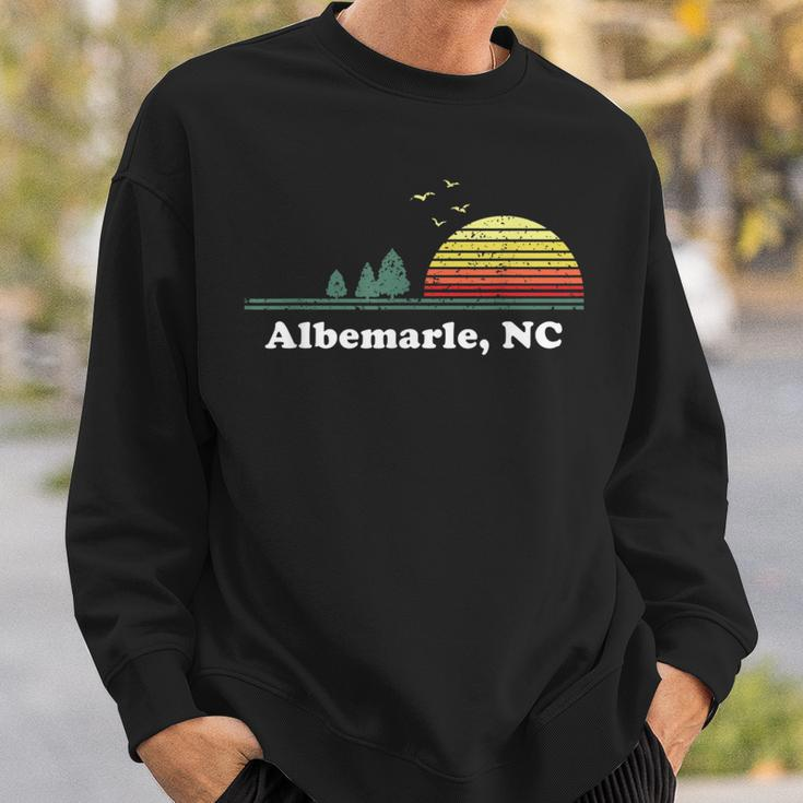Vintage Albemarle Montana Home Souvenir Print Sweatshirt Gifts for Him
