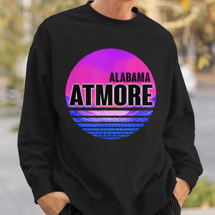 Vintage Atmore Vaporwave Alabama Sweatshirt Gifts for Him