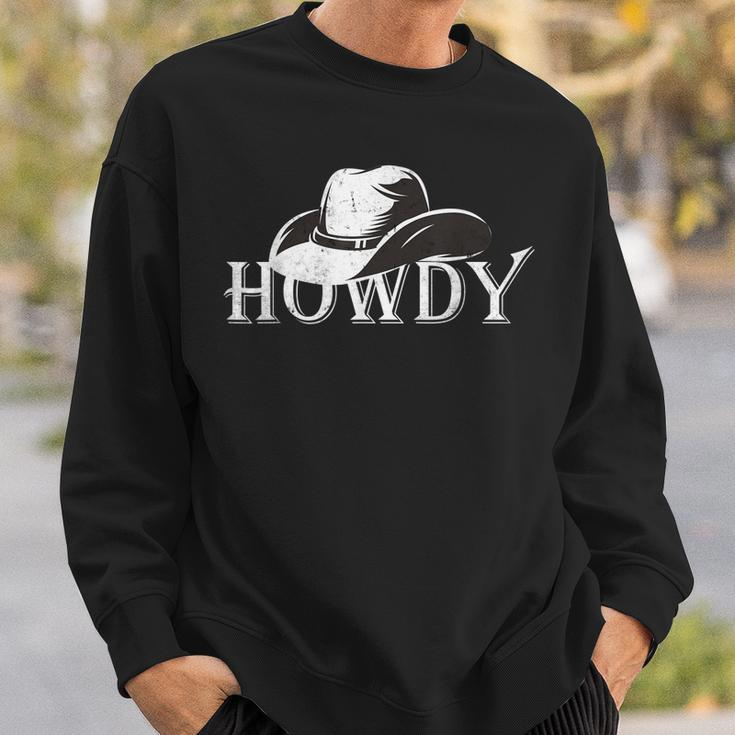 Vintage Howdy Rodeo Western Country Southern Cowboy Cowgirl Sweatshirt Gifts for Him