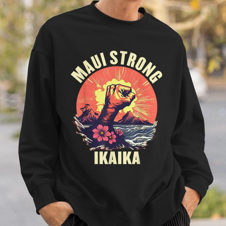 Vintage Ikaika Strong Maui Hawaii Island I Love Hawaii Sweatshirt Gifts for Him
