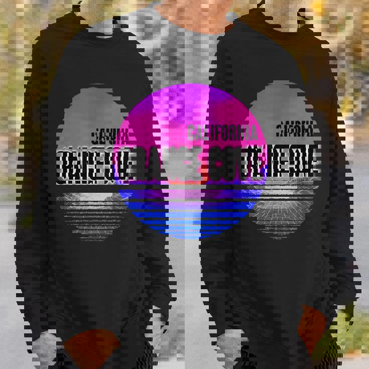 Vintage Orange Cove Vaporwave California Sweatshirt Gifts for Him