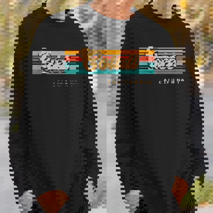 Vintage Sunset Stripes Cotati California Sweatshirt Gifts for Him