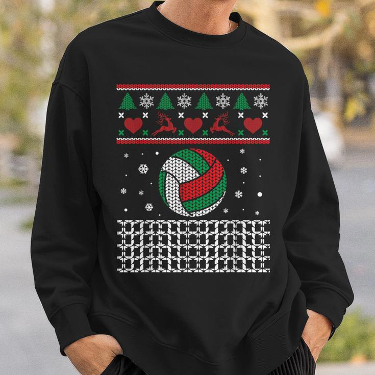 Volleyball Christmas Ugly Sweater For Volleyball Player Sweatshirt Gifts for Him