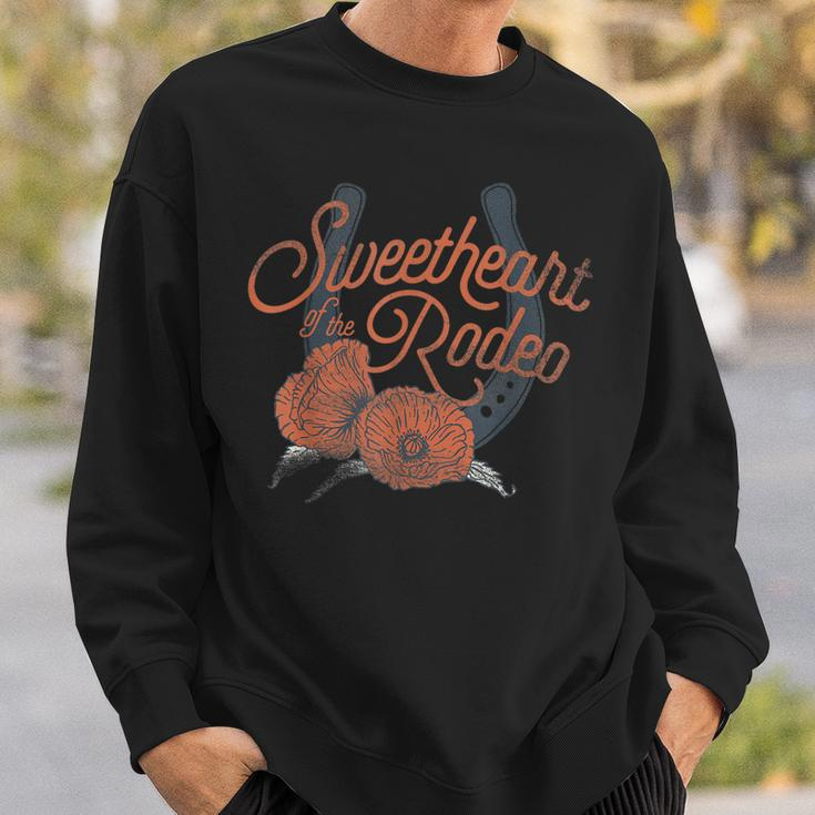Western Sweetheart Of The Rodeo Cowgirl Cowboy Southern Sweatshirt Gifts for Him