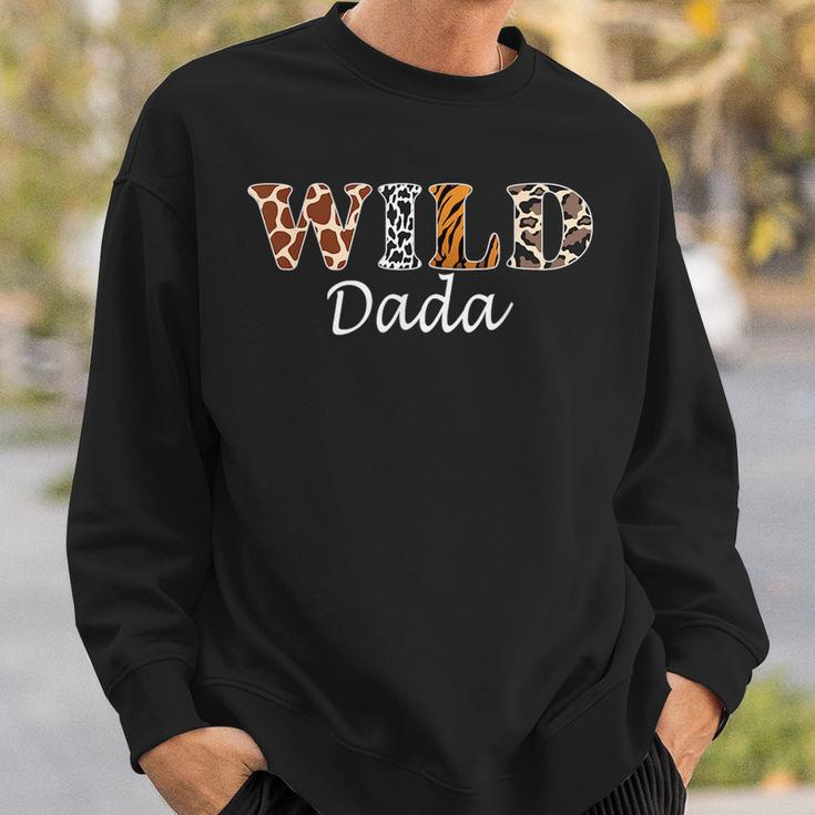 Wild Dada Zoo Wild Birthday Safari Jungle Wild Dada Sweatshirt Gifts for Him