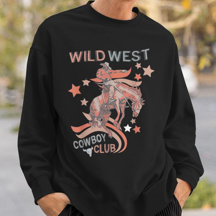 Wild West Cowboy Club Rodeo Cowgirl Country Southern Girl Sweatshirt Gifts for Him