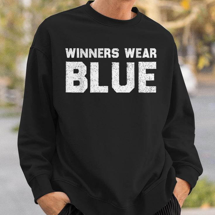 Winners Wear Blue Spirit Wear Team Game Color War Sweatshirt Gifts for Him