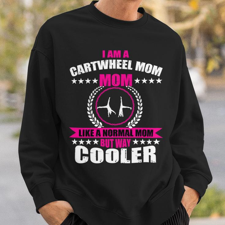 Womens Great Cartwheel Mom Saying Floor Gymnastics Lover Women Sweatshirt Gifts for Him