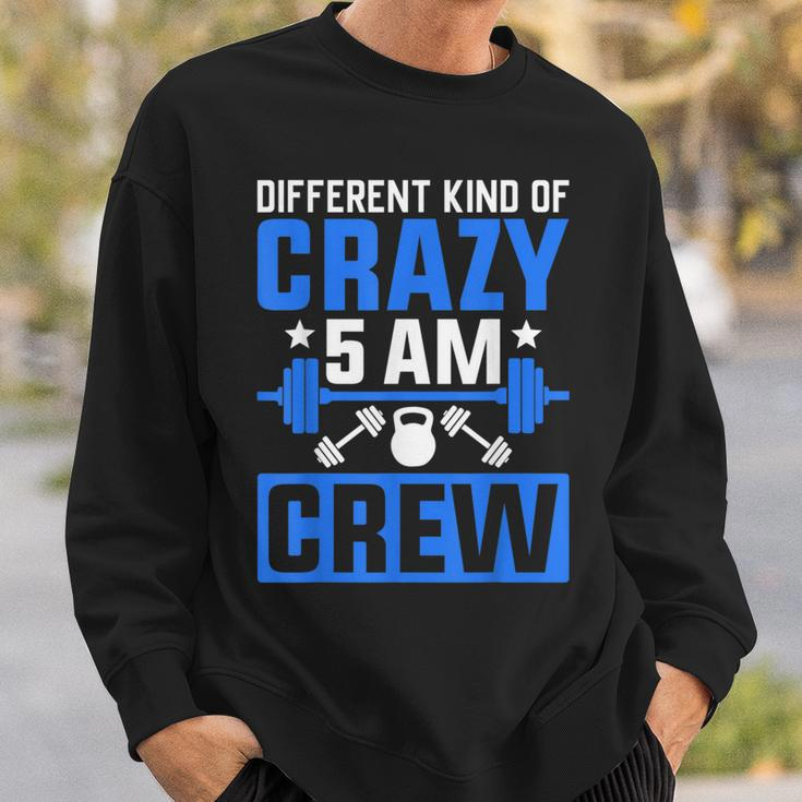 Workout Squad 5Am Crew Funny Gym Quote Sweatshirt Gifts for Him