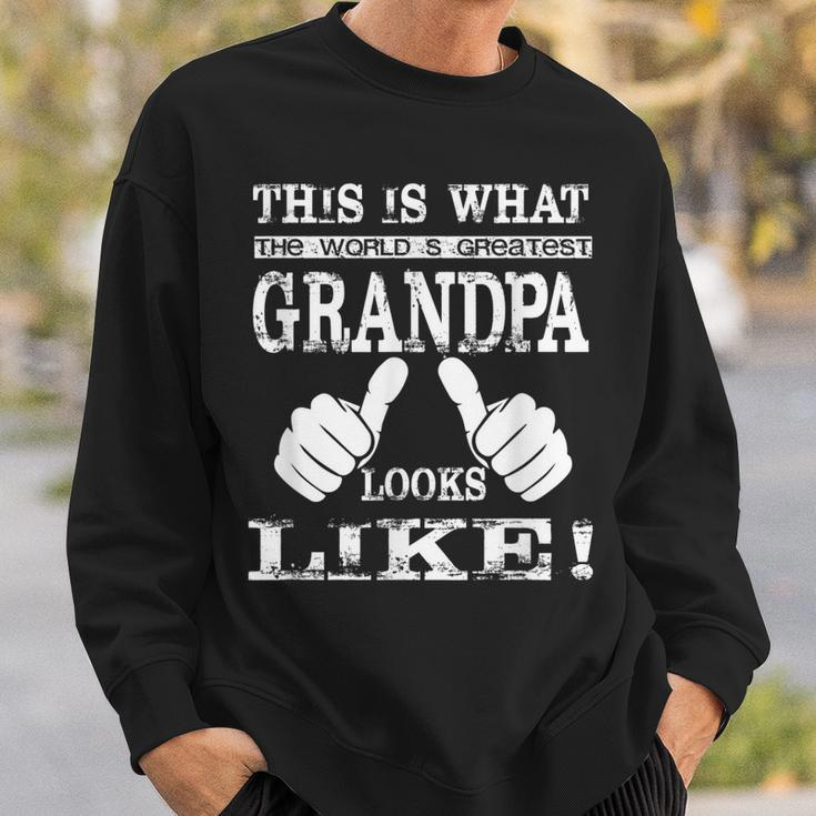 Worlds Greatest Grandpa Best Grandfather Ever Sweatshirt Gifts for Him