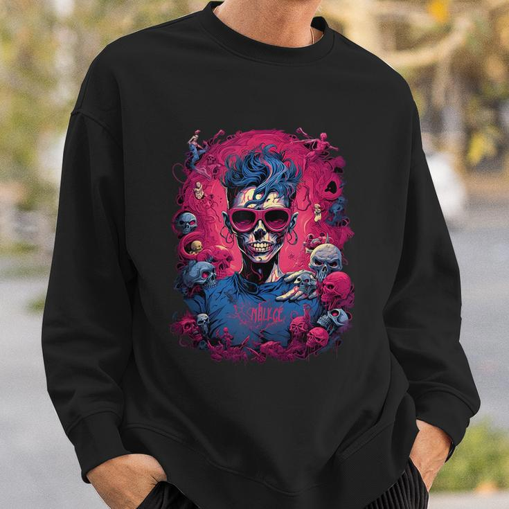 Zombie Occult Gothic Sweatshirt Gifts for Him