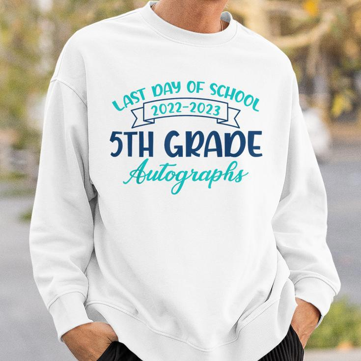 2023 Last Day Of School Autograph 5Th Grade Graduation Party Sweatshirt Gifts for Him