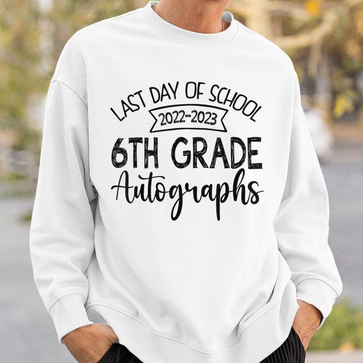 2023 Last Day Of School Autograph 6Th Grade Graduation Party Sweatshirt Gifts for Him