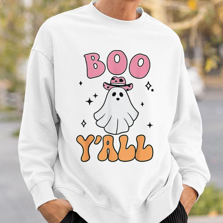Boo Y’All Country Western Ghost Halloween 2023 Sweatshirt Gifts for Him