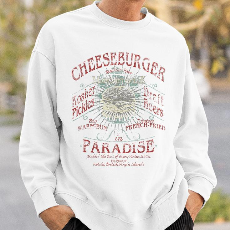 Cheeseburger In Paradise Sweatshirt Gifts for Him