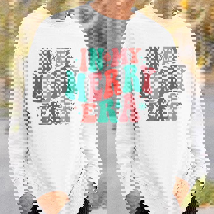 Christmas In My Merry Era Xmas Holiday Christmas Sweatshirt Gifts for Him