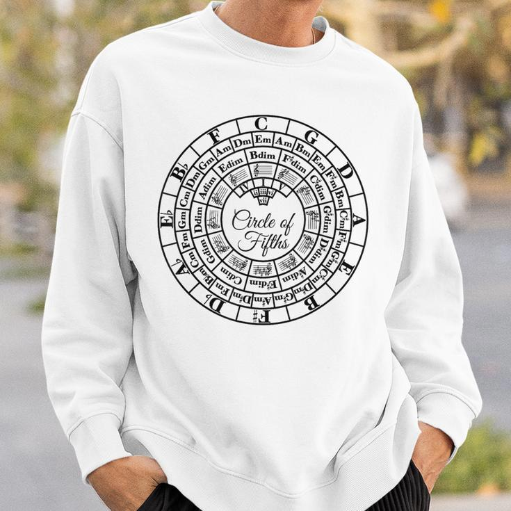Circle Of Fifths Classical Harmony & Theory Chart Sweatshirt Gifts for Him