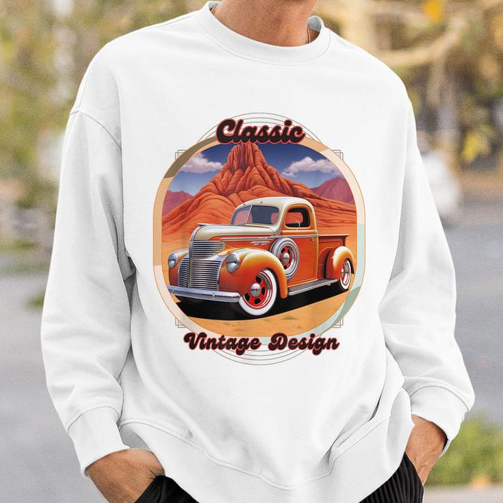 Classic Vintage Design Truck Sweatshirt Gifts for Him