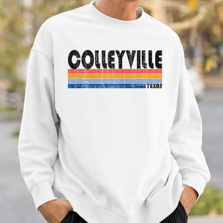 Colleyville Tx Hometown Pride Retro 70S 80S Style Sweatshirt Gifts for Him