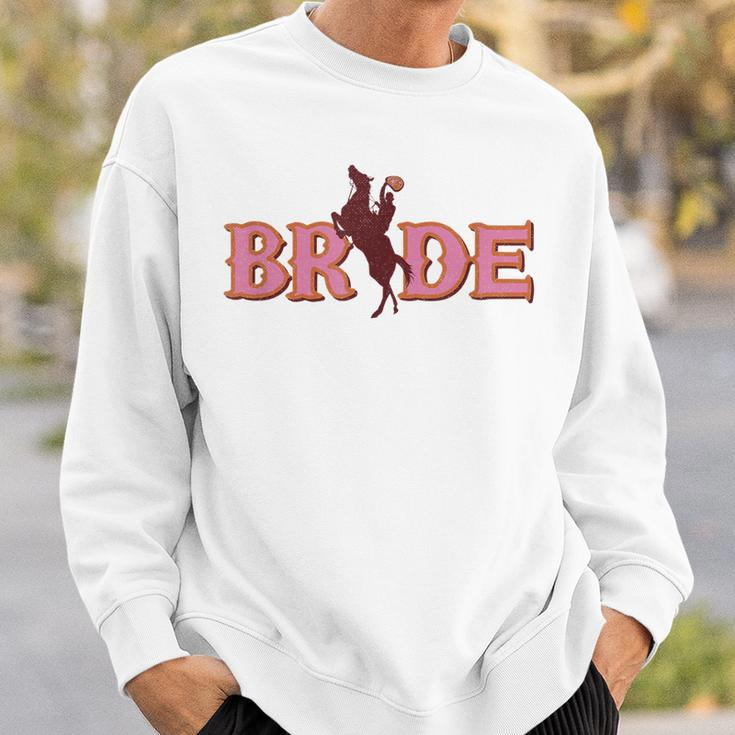Cute Bridesmaid Bachelorette Party Bride Cowgirl Sweatshirt Gifts for Him