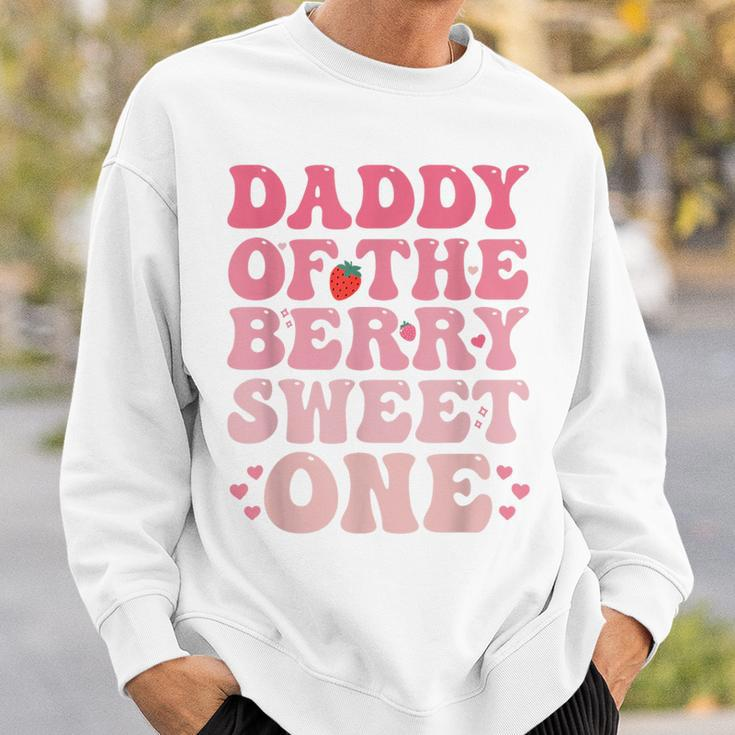 Daddy Of The Berry Sweet Birthday Gifts Sweet Strawberry Sweatshirt Gifts for Him