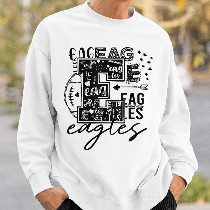 Eagles School Sports Fan Team Spirit Sweatshirt Gifts for Him
