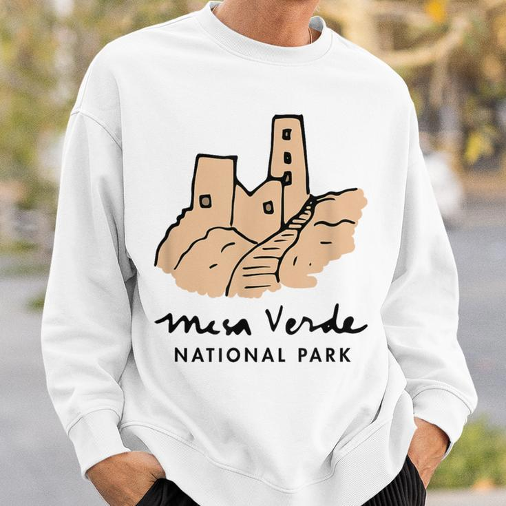 Family Vacation Retro Mesa Verde National Park Sweatshirt Gifts for Him