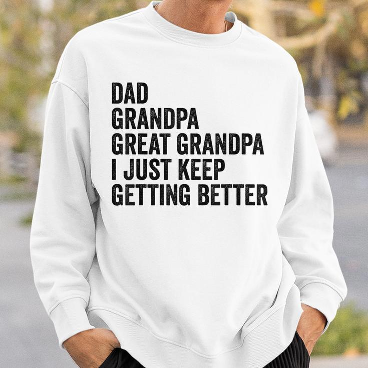 Fathers Day Grandpa From Grandkids Dad Great Grandfather Sweatshirt Gifts for Him