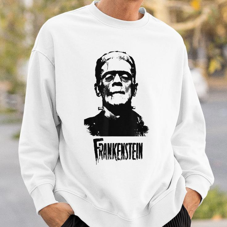 Frankenstein Monster Classic Horror Flick Black Frankenstein Sweatshirt Gifts for Him