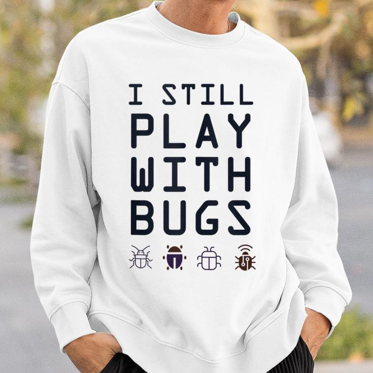 Debugging Team Still Play With Bugs Ninja Development Sweatshirt Gifts for Him