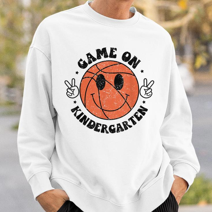 Game On Kindergarten Basketball First Day Of School Sweatshirt Gifts for Him