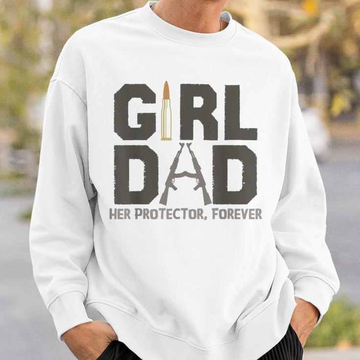 Girl Dad Her Protector Forever Fathers Day Fathers Day Gift For Men Sweatshirt Gifts for Him