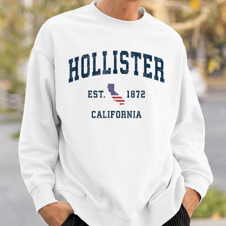 Hollister California Vintage State Usa Flag Athletic Style Sweatshirt Gifts for Him