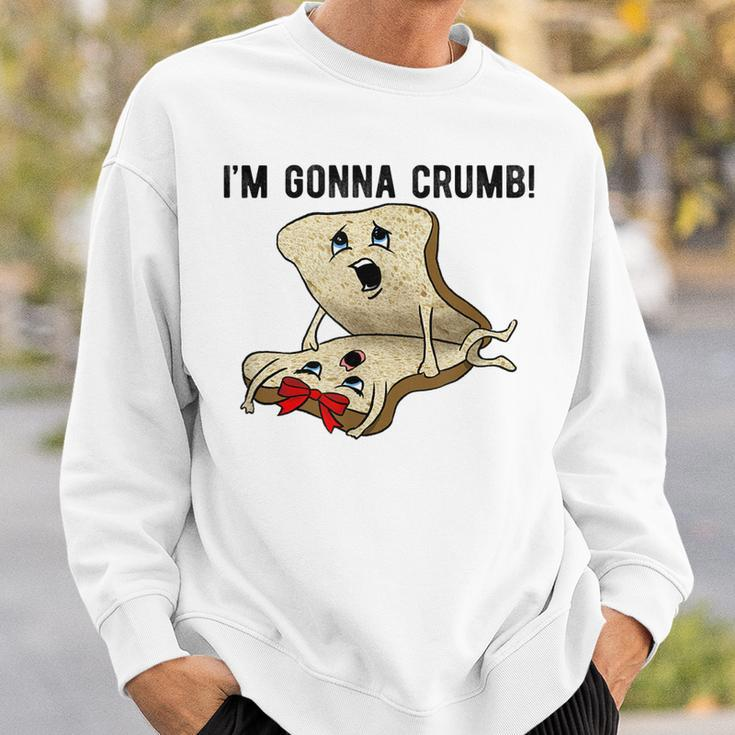 Im Gonna Crumb Two Pieces Of Bread Having Sex The Original Sweatshirt Gifts for Him